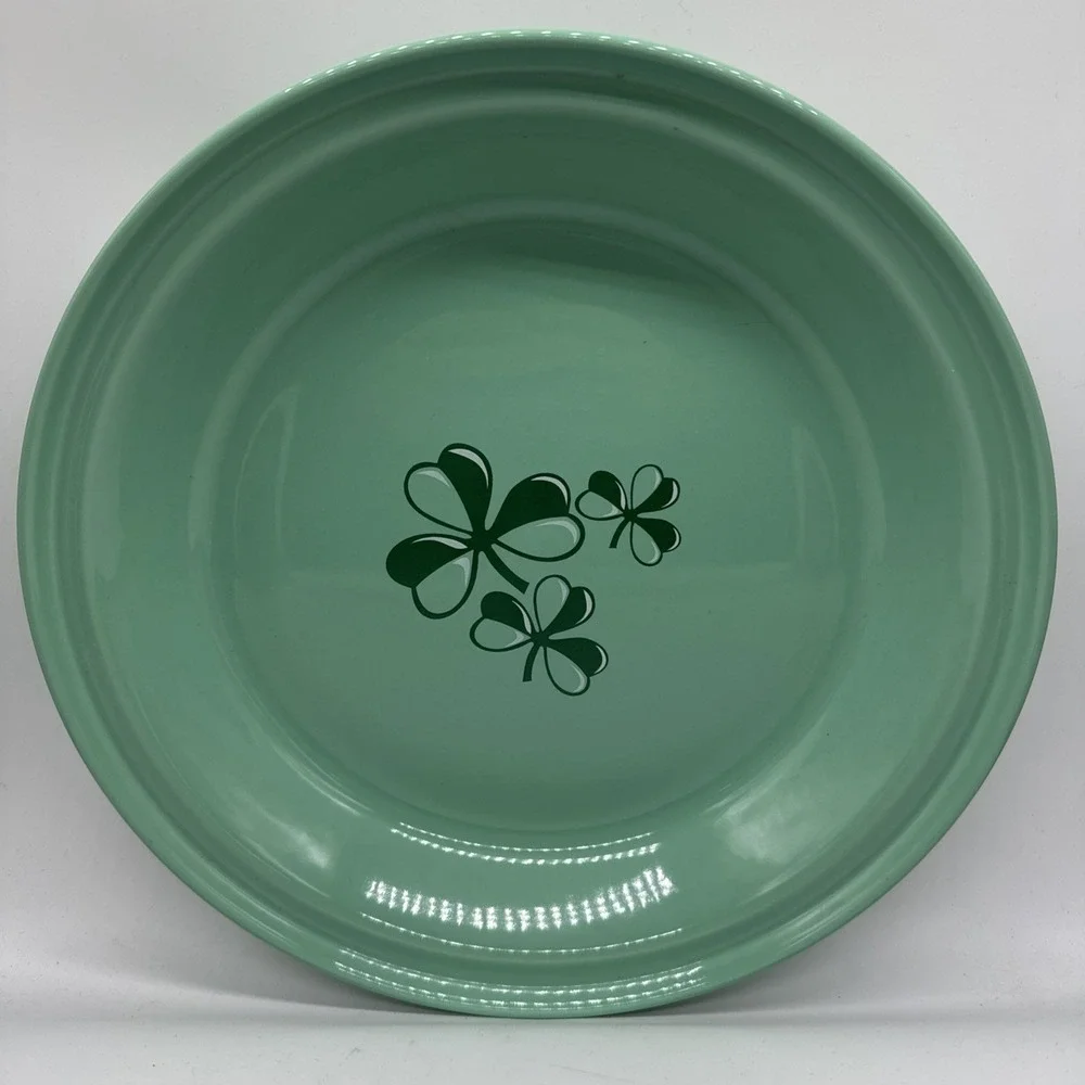 Fiesta Ware St. Patrick's Day Shamrock Decal 10.5